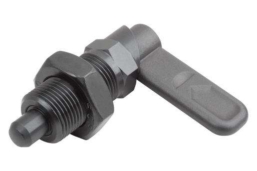 Doigt d’indexage verrouillable en acier
avec pièce hexagonale, forme B