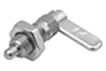 Doigt d’indexage verrouillable en inox avec pièce hexagonale, forme B