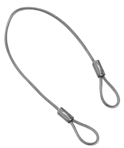 Cable de retención forma C, ambos lados con ojete