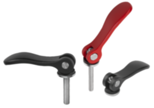 Levier à serrage rapide avec taraudage ou filetage en acier ou Inox