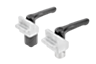 Broches de serrage acier ou Inox avec équerre d'assemblage