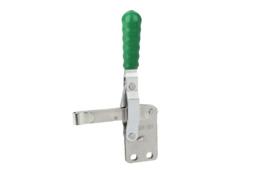 Toggle clamps verticalwith straight foot and full clamping lever