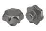 Empuñaduras en estrella DIN 6336 de fundición gris, forma A, pieza bruta