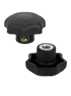 Bouton étoile antistatique similaire à DIN 6336, taraudage, forme K 