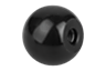 Boule lisse DIN 319 extension de gamme, forme C, avec taraudage injecté haute pression
