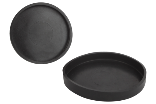 Capuchon de protection en caoutchouc pour aimant plat