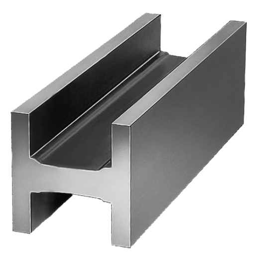 Profil en H Fonte grise et aluminium