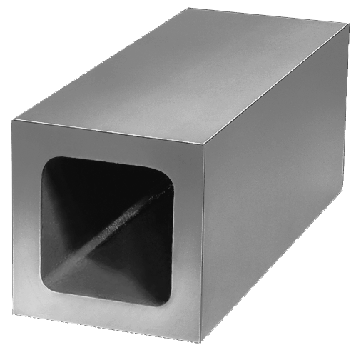 Profil creux carré Fonte grise
