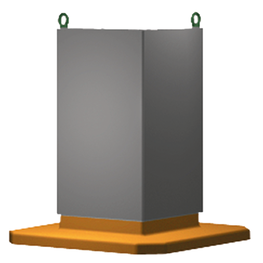 Cube préusiné Fonte grise