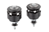 Centring clamps with ball or hexagon segments