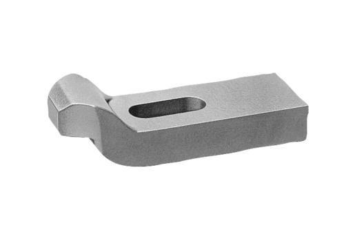 Clamp straps gooseneck DIN 6316 wide, steel or aluminium