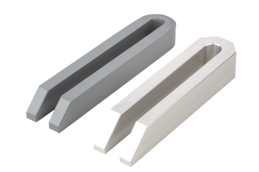 Bride ouverte acier et aluminium DIN 6315