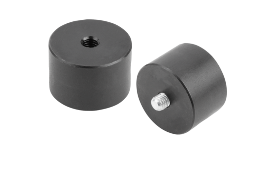 Pivot bearing, steel with external thread