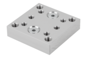 Adapter block aluminium