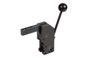 Manual clamp vertical with hole pattern on the front