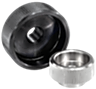 Écrous moletés en acier et inox DIN 6303, pouces