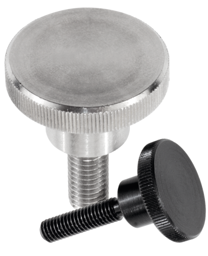 Vis striées en acier et inox DIN 464, pouces