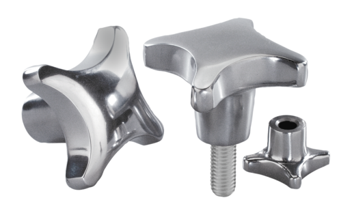 Écrou croisillonen aluminium, similaire à DIN 6335