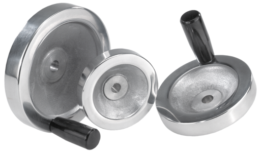 Handwheels, disc, aluminium, inch