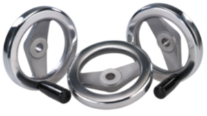 Volants droits à 2 bras en aluminium, jante droite, pouces
