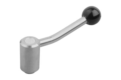 Tension levers in stainless steel with internal thread, 20 degrees, inch