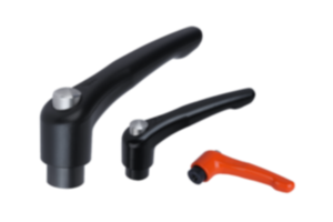 Manette indexable avec bouchon de protection avec insert taraudé, pouces