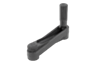 Manivelle avec poignée cylindrique escamotable, pouces