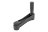 Manivelle avec poignée cylindrique tournante, pouces
