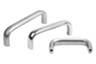 Pull handles stainless steel, oval