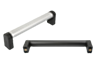 Tubular handles, aluminium with plastic grip legs