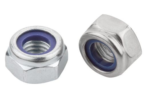 Écrou avec attache en polyamide forme basse, DIN 985