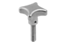 Croix poignée mère m12-DIN 6335 Croix Mère Acier Filetage-ø63 mm Quantité compose -