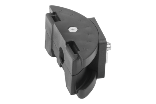 Swivel adapter, antistatic plastic for profile slots