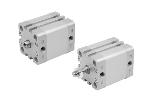 Pneumatic compact cylinders DIN ISO 21287, double-acting with magnetic piston