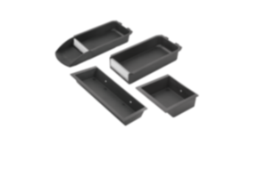 Bacs de distribution en plastique pour rainure de profilé type I, type B et profilé de suspension