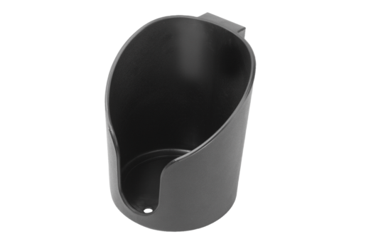 Porte-gobelet en plastique antistatique pour profilés aluminium, fermés