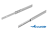 Telescopic slides, steel for side mounting, partial extension both sides, load capacity up to 50 kg