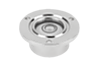 Niveles de burbuja circulares con casquillo para atornillar, forma B con brida de empotrada
