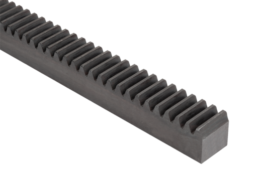 Crémaillères en acier Denture droite trempée, angle de pression 20°