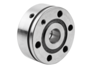 Axial angular contact ball bearing, steel double-row, with flange