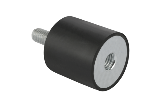 Tampon en caoutchouc, acier ou Inox, type B