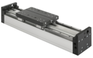 Module portique pneumatique à guidage sur rail