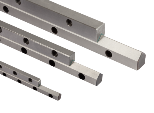 Guide rails Teflon-coated