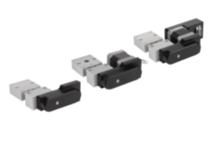 Positioning stages short with lateral electric drive