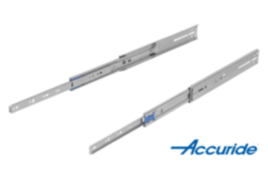 Glissières télescopiques en acier pour montage latéral, super extension, portance jusqu'à 82 kg