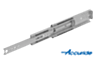 Glissières télescopiques en acier pour montage latéral, extension intégrale, portance jusqu'à 272 kg