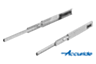 Glissières télescopiques en acier pour montage latéral, extension intégrale, résistance à la charge jusqu'à 100 kg