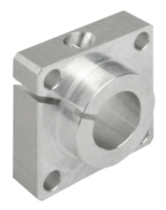 Flange shaft supports