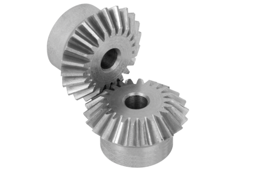 Engrenage conique en acier, rapport 1:1 Denture droite fraisée, angle de pression 20°