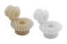 Engrenages coniques en plastique, rapport 1:1,5 traités par pulvérisation, denture droite, angle de pression 20°
